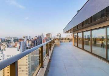 Cobertura de alto padrão no coração do mont serrat.&lt;br&gt; &lt;br&gt; 2 apartamentos por andar, 16 andares, 25 apartamentos com 290m² privativos, 4 suítes, 4 vagas. suíte master com banheiro ele/el