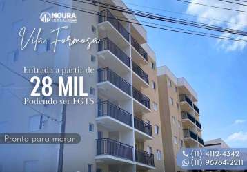 Apartamento para venda em são paulo, vila formosa, 2 dormitórios, 1 banheiro