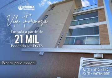 Apartamento para venda em são paulo, vila formosa, 1 dormitório, 1 banheiro