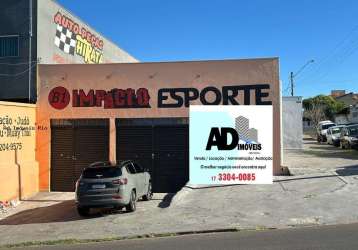 Salão comercial para locação em são josé do rio preto, eldorado, 2 banheiros, 3 vagas