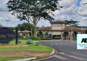 Terreno em condomínio para venda em são josé do rio preto, parque residencial buona vita