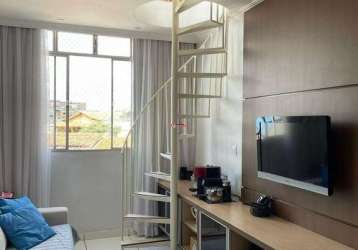 Cobertura com 2 quartos à venda na rua dona celuta monteiro, 1, dona clara, belo horizonte por r$ 380.000