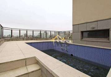 Cobertura com 4 dormitórios e piscina à venda, por r$ 1.399.000 - auxiliadora - porto alegre/rs