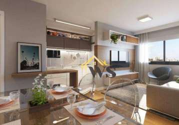 Apartamento 1 e 2 d. na planta. entrega em 06/23