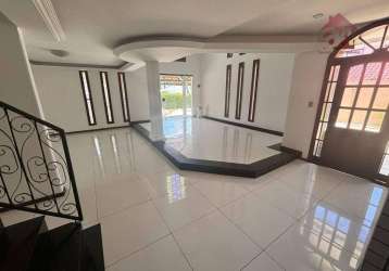 Casa com 3 dormitórios, 330 m² - venda por r$ 1.500.000 ou aluguel por r$ 6.253/mês - vilas do atlântico - lauro de freitas/ba