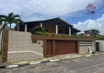 Casa com 3 dormitórios à venda, 255 m² por r$ 1.500.000,00 - pouso alegre buraquinho - lauro de freitas/ba