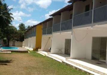 Condomínio com 8 casas, cada casa com 3 dormitórios, 104 m² cada, por r$ 3.950.000 - barra de jacuipe - camaçari/bahia