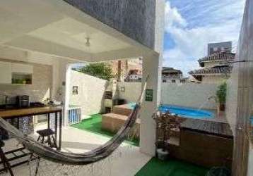 Casa com 3 dormitórios à venda, 180 m² por r$ 650.000,00 - itapuã - salvador/ba