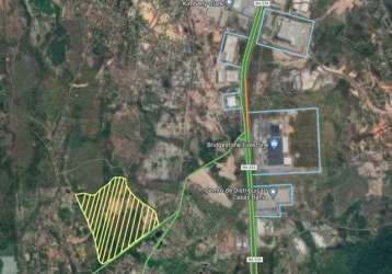 Terreno à venda, 441000 m² por r$ 20.000.000,00 - via parafuso - camaçari/ba