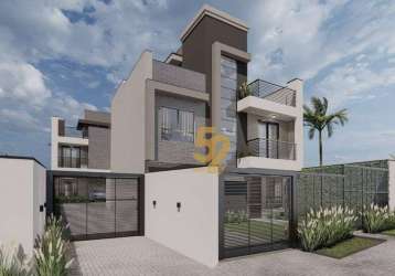 Sobrado com 3 dormitórios à venda, 127 m² por r$ 749.000,00 - uberaba - curitiba/pr