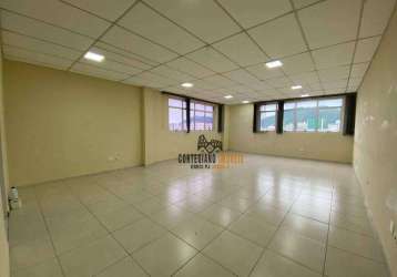 Sala para alugar, 58 m² por r$ 2.770/mês - vila matias - santos/sp