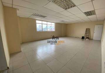 Sala para alugar, 60 m² por r$ 2.563/mês - vila matias - santos/sp