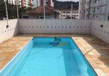 Linda sobreposta alta duplex com piscina à venda em santos !