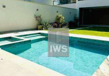 Casa com 4 dormitórios, 280 m² - venda por r$ 3.800.000,00 ou aluguel por r$ 26.739,08/mês - barra da tijuca - rio de janeiro/rj