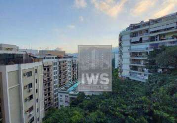 Apartamento com 2 dormitórios à venda, 80 m² por r$ 895.000,00 - humaitá - rio de janeiro/rj