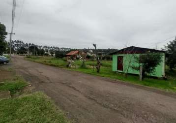 Lindo terreno de esquina,   localizado no bairro imigrantes, em santo antônio da patrulha.&lt;br&gt;medindo 1.200m², contando com uma casa de madeira com medidas de 5x5, com um dormitório, sala cozinh