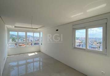 Apartamento novo para comprar , são 91m² privativos, 3 dormitórios (1 suíte) com persianas em 2 folhas e piso laminado, living com piso em porcelanato portobello (90cm x 90cm), sanca em gesso pronta p