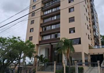 Excelente apartamento de 03 dormitórios, semimobiliado,  com 107,1 m² privativos,  vista para o aeroporto e arena do grêmio, amplo living com churrasqueira, duas vagas de garagem escrituradas com depó