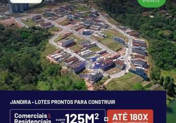 Terrenos à venda, a partir de 125 m² a partir de  r$ 187.500 - ana cristina ii - jandira/sp