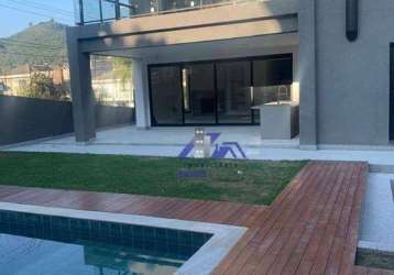 Casa com 5 dormitórios, 388 m² - venda por r$ 4.990.000,00 ou aluguel por r$ 32.000,00/mês -  alphaville - santana de parnaíba/sp