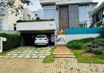 Casa com 4 dormitórios para alugar, 301 m² por r$ 35.000,00/mês -  alphaville - santana de parnaíba/sp