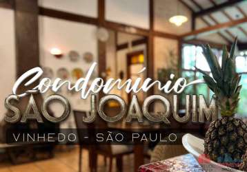 Casa a venda condomínio são joaquim - vinhedo