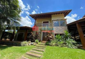 Casa em condomínio, estilo campo, no village visconde do itamaracá - valinhos/sp