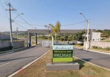 Terreno em condomínio à venda residencial recanto das palmas em vinhedo