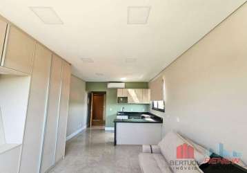 Apartamento studio para alugar mobiliado no centro de vinhedo - sp