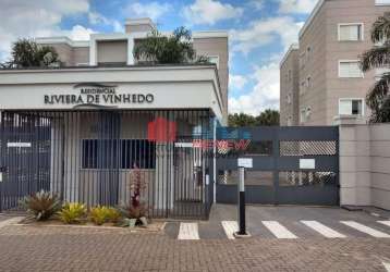 Apartamento à venda no condomínio riviera em vinhedo/sp