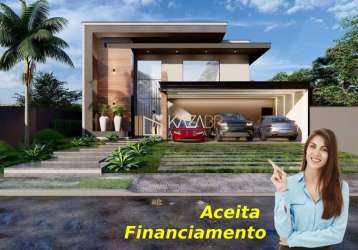 Casa à venda, 4 suítes, piscina, 299m2 – $2.700.000 – figueira garden – atibaia / sp