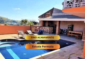 Casa à venda, 3 dormitórios – 2 suítes, piscina, 240m2 – $795.000 – jd. real - bom jesus dos perdões - sp