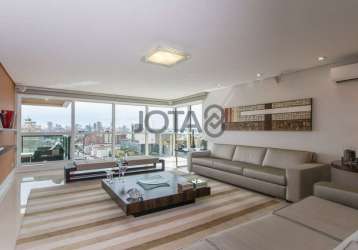 Apartamento com 4 suítes no batel, face norte - j8