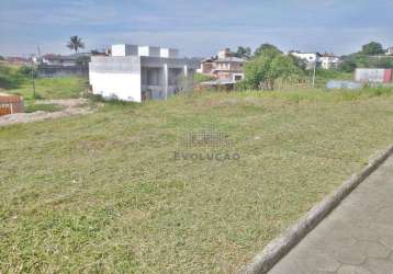 Terreno com 360 m², escritura, 2 pavimentos - areias - santa catarina