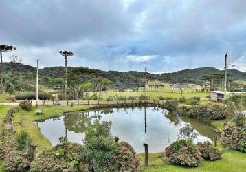 Terreno em condomínio planejado - rancho queimado - santa catarina