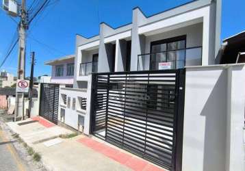 Lindo sobrado com 3 dormitórios à venda, 179 m² por r$ 980.000 - barreiros - são josé/sc