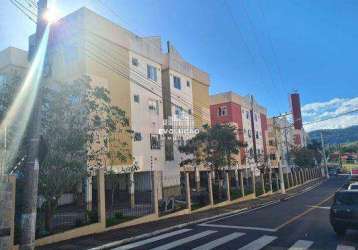 Apartamento com 2 dormitórios para alugar, 55 m² por r$ 2.010,00/mês - real parque - são josé/sc