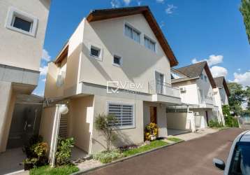 Casa em condomínio fechado com 3 quartos à venda na rua albino silva, 157, bom retiro, curitiba, 190 m2 por r$ 1.100.000