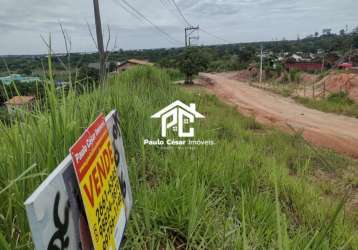 Excelente terreno com 476,00m², a 200 metros do trevo da entrada de praia seca e posto de gasolina, vista para lagoa, com escritura e registro de imóv