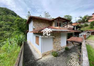 Casa à venda em lumiar, nova friburgo-rj: 3 quartos, 2 suítes, 1 sala, 2 banheiros, 3 vagas, 260,00 m² de área.