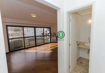 Apto para locação com 184m² com 4 suites, no itaim sem mobilia