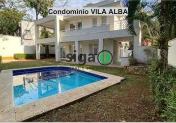 Casa em condomínio para venda no alto da boa vista, com 4 suites, semi mobiliada