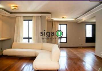 Apartamento com 3 quartos para alugar, 195m² - moema