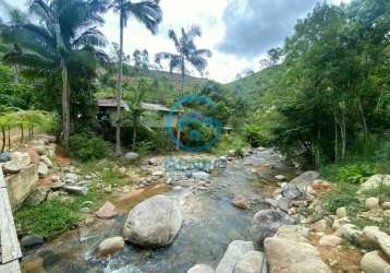 Chácara com cachoeira e terreno de 1.500m² à venda em são joão batista/sc