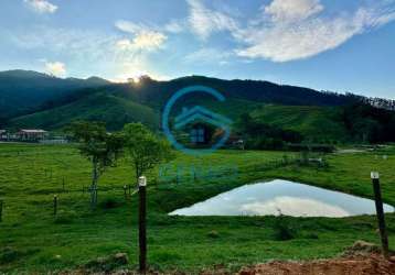 Área rural para chacará com linda vista panorâmica e terreno de 6.400m² à venda em são joão batista/sc