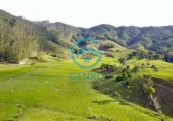 Belíssima área rural para fazenda com terreno de 62 hectares à venda em biguaçu/sc