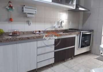 Apartamento no condomínio lorenzetti: 3 dormitórios, 110 m², proximo ao centro, 1 vaga