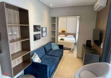 Apartamento mobiliado para alugar com 1 quarto em pinheiros  são paulo/sp.