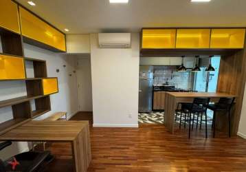 Apartamento com 1 quarto e 2 banheiros para alugar com 64 m² pinheiros/sp.