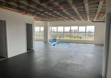 Sala comercial para locação com 160 m² no ed. comercial torre firenze, bela suiça - londrina